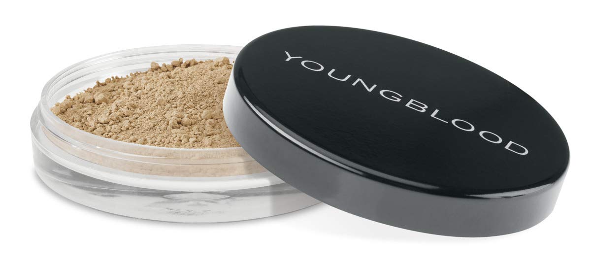 Youngblood Rose Beige Loose Face Powder Foundation, Natural Illuminating Full Coverage Oil Control Matte Lasting, Vegan, Cruelty Free