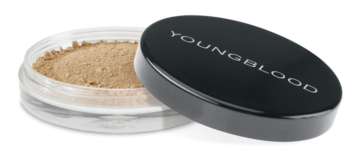 Youngblood Rose Beige Loose Face Powder Foundation, Natural Illuminating Full Coverage Oil Control Matte Lasting, Vegan, Cruelty Free
