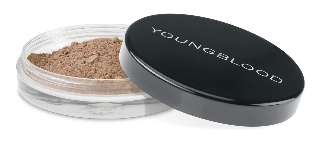 Youngblood Rose Beige Loose Face Powder Foundation, Natural Illuminating Full Coverage Oil Control Matte Lasting, Vegan, Cruelty Free