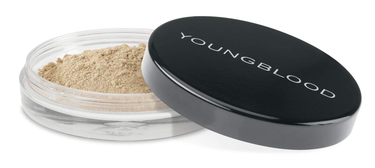 Youngblood Rose Beige Loose Face Powder Foundation, Natural Illuminating Full Coverage Oil Control Matte Lasting, Vegan, Cruelty Free