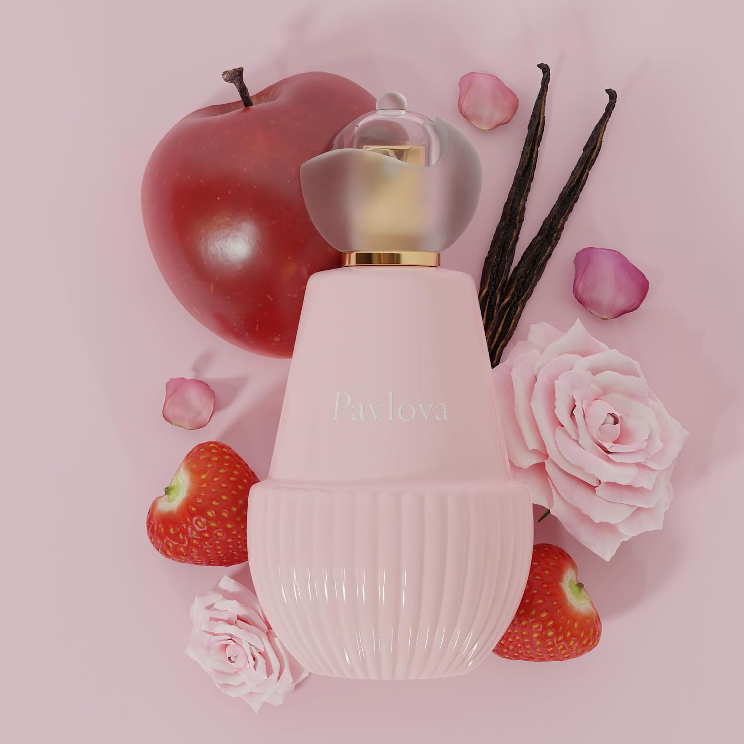 Jeanne Arthes - French Way of Life, Tea Time À Paris, Pavlova Eau De Parfum, Spray Perfume for Women, Fruity Floral Scent, Notes of Strawberry, Candied Apple, Made in France, 3.38 fl.oz