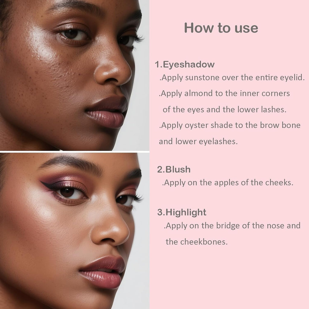 Best of The Baked Makeup Palette,Highly Pigmented, Long-Wearing,7Colors Full Size Baked Palette Includes 1Bronzer, 1Blush, 2Highlighters and 3Eyeshadows,Travel-Friendly Baking Makeup,Gifts for Girls.