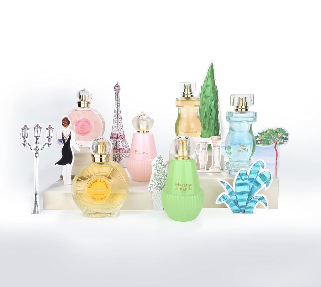 Jeanne Arthes - French Way of Life, Tea Time À Paris, Pavlova Eau De Parfum, Spray Perfume for Women, Fruity Floral Scent, Notes of Strawberry, Candied Apple, Made in France, 3.38 fl.oz