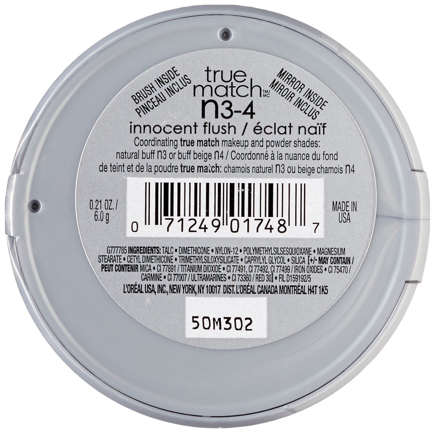 L'Oreal Paris True Match Super-Blendable Powder Blush, Subtle Sable, 0.21 Oz (Packaging May Vary)